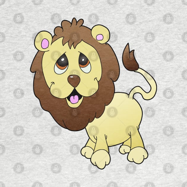 Lion Cartoon Character by JulietLake